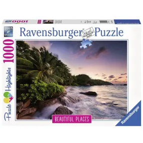 1000 pc Puzzle - Praslin Island, Seychelles