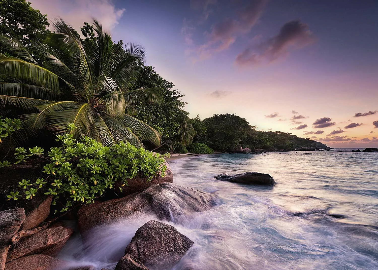 1000 pc Puzzle - Praslin Island, Seychelles