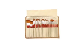 24 Piece Acrylic Paint Brushes Set