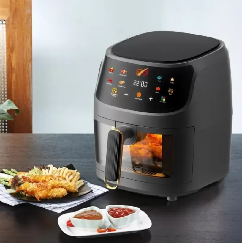 8L Versatile Air Fryer Oven with Glass Pot