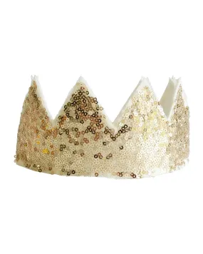 Alimrose Sequin Crown - Gold