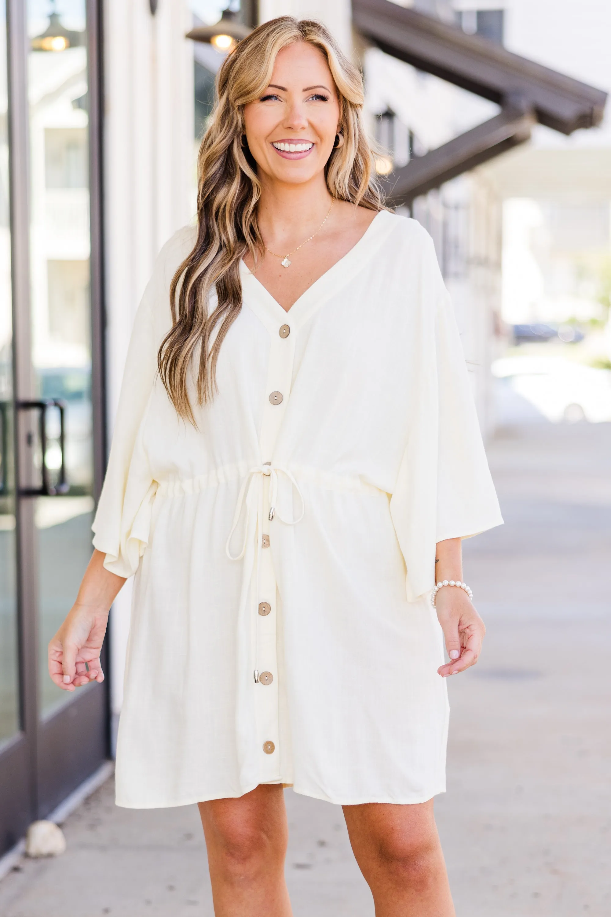 All Season Long Dress, Ivory