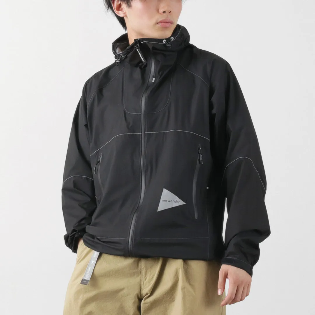 AND WANDER / 3 Layer Ultralight Rain Jacket