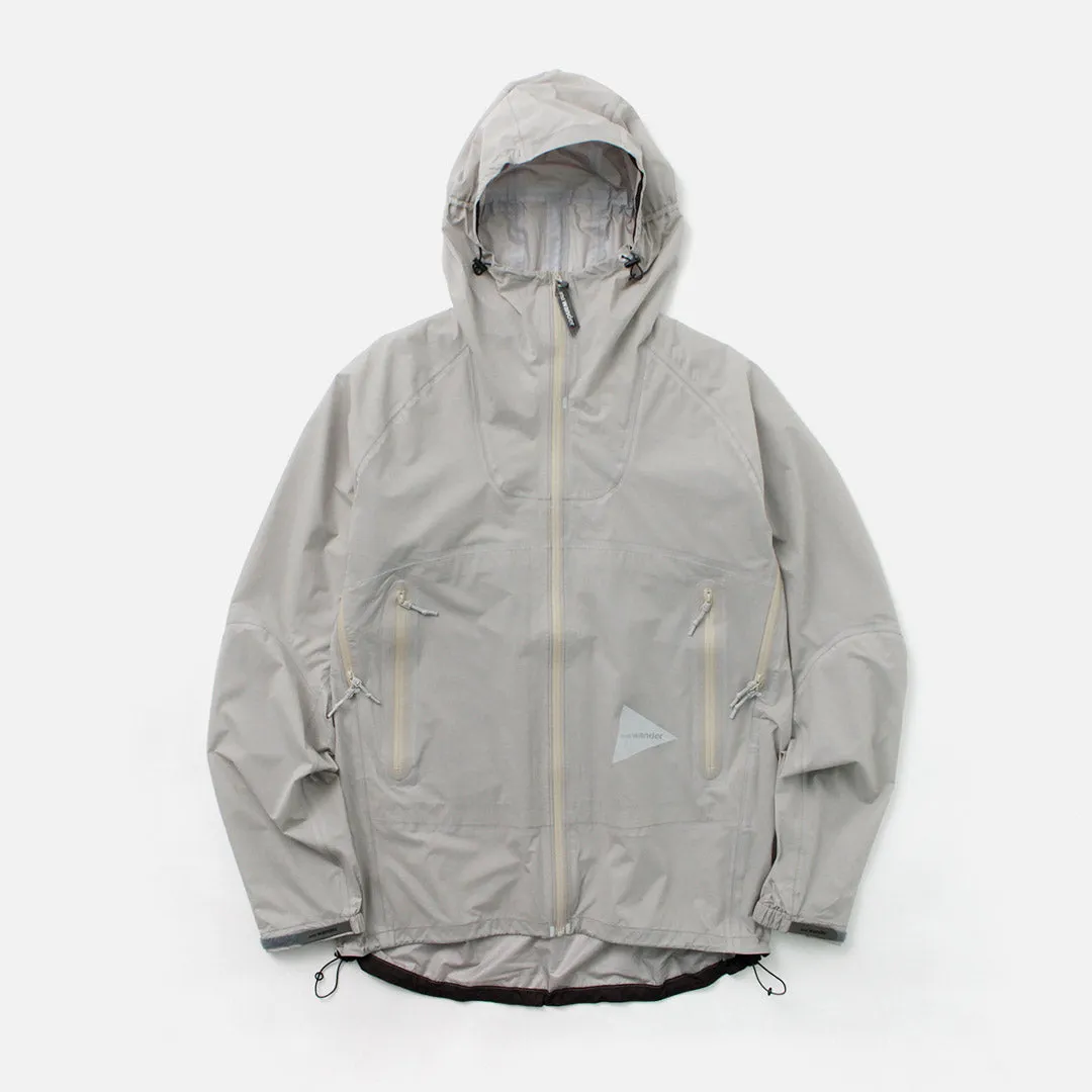 AND WANDER / 3 Layer Ultralight Rain Jacket