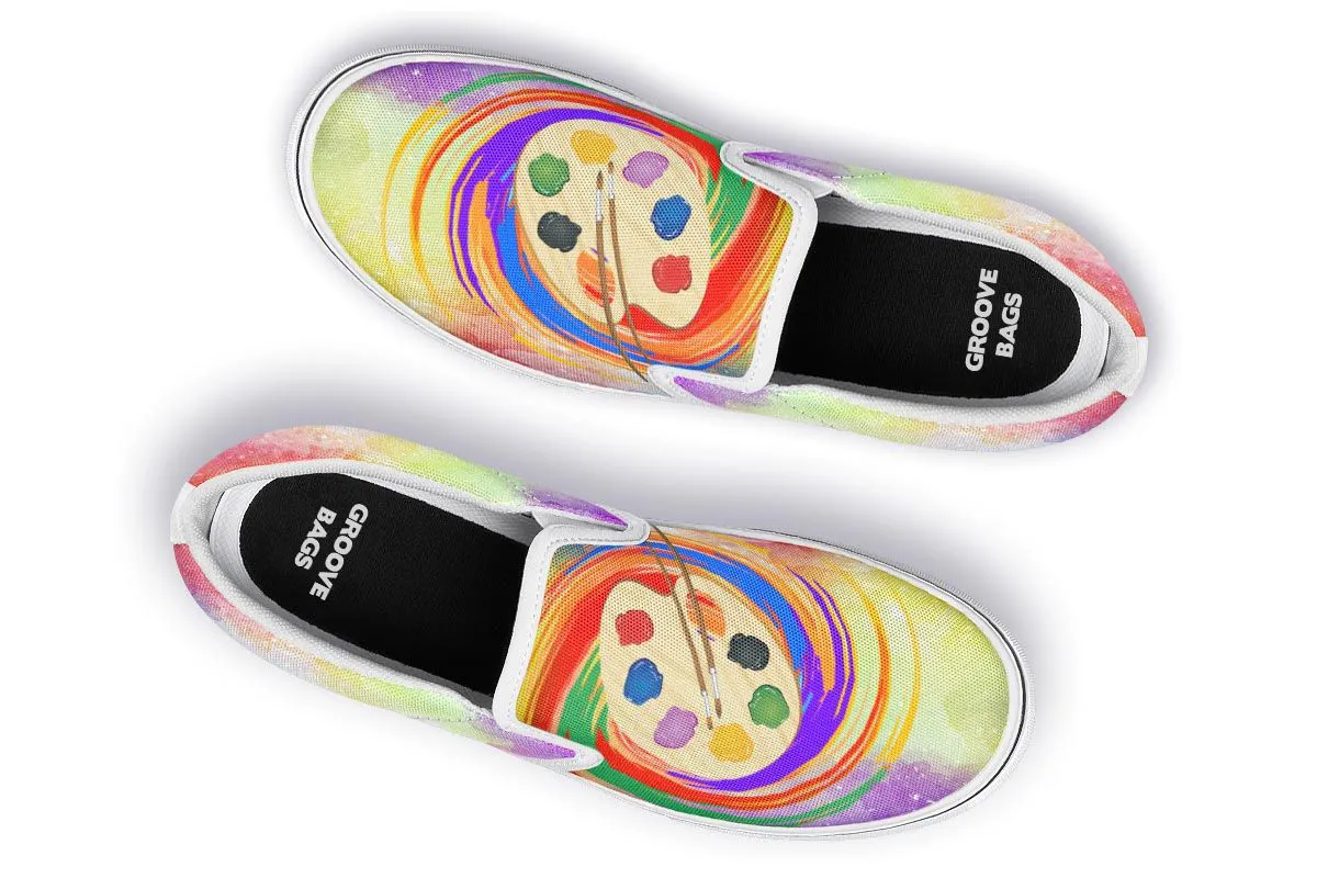 Artist Palette Slip-On Shoes