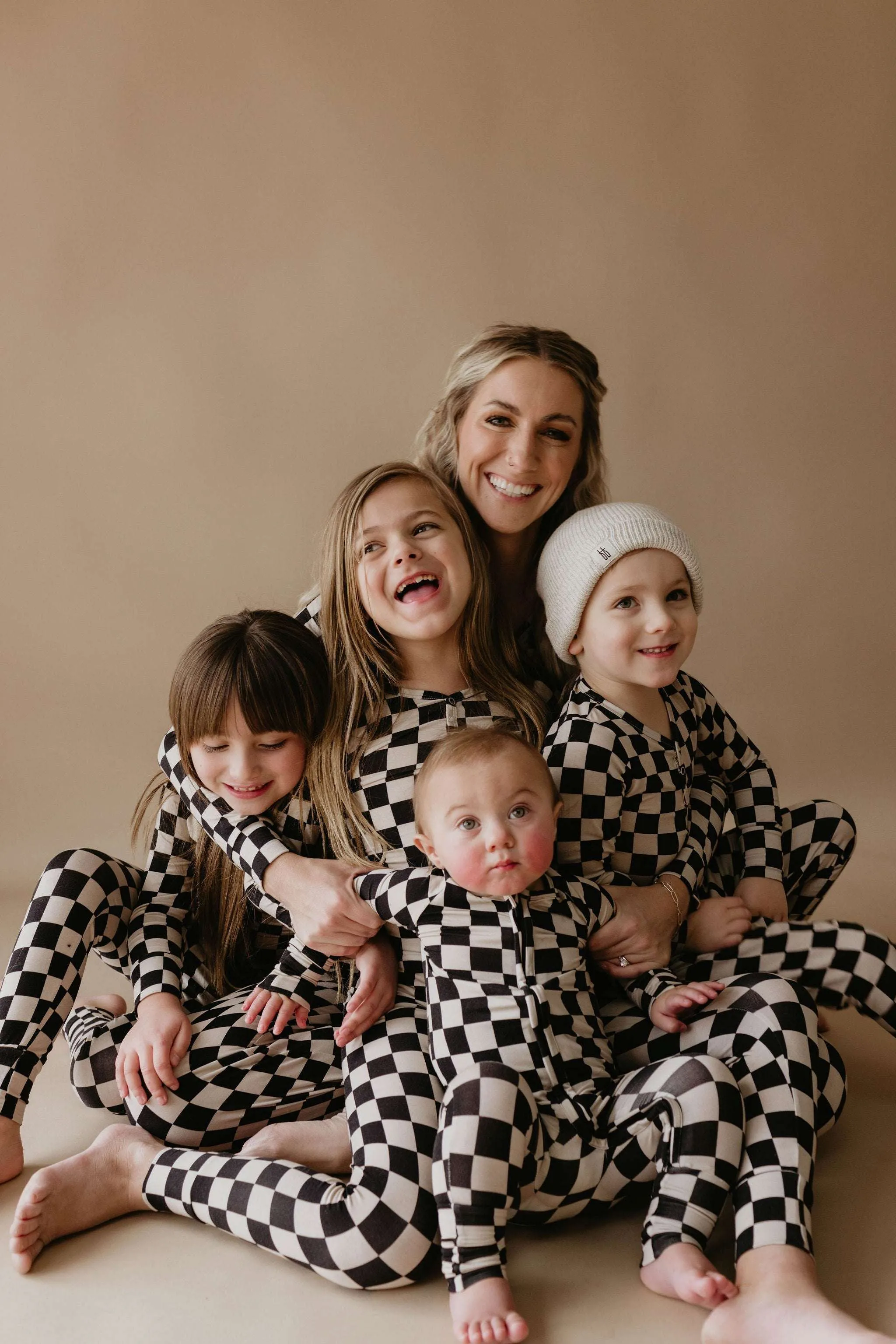 Black Checkerboard | Women's Bamboo Pajamas