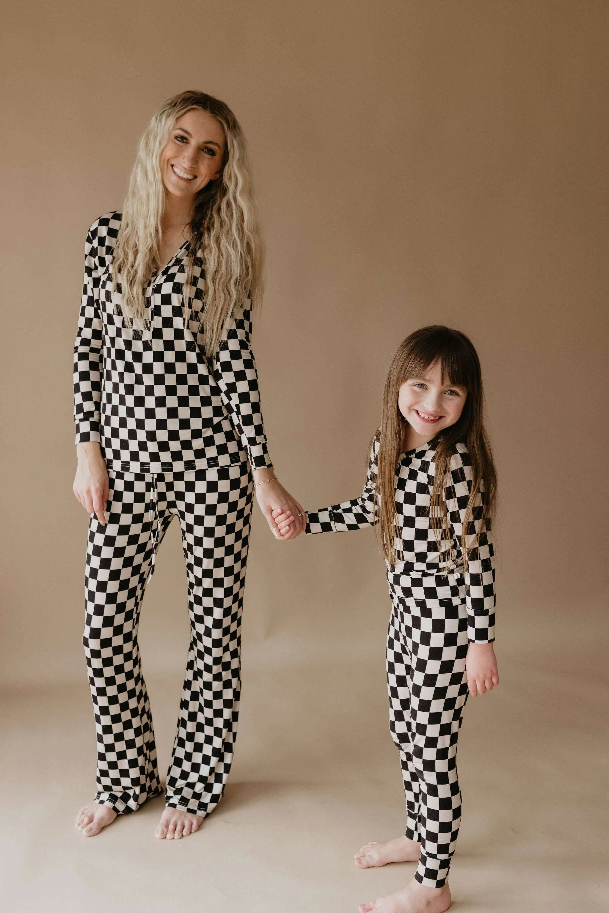 Black Checkerboard | Women's Bamboo Pajamas