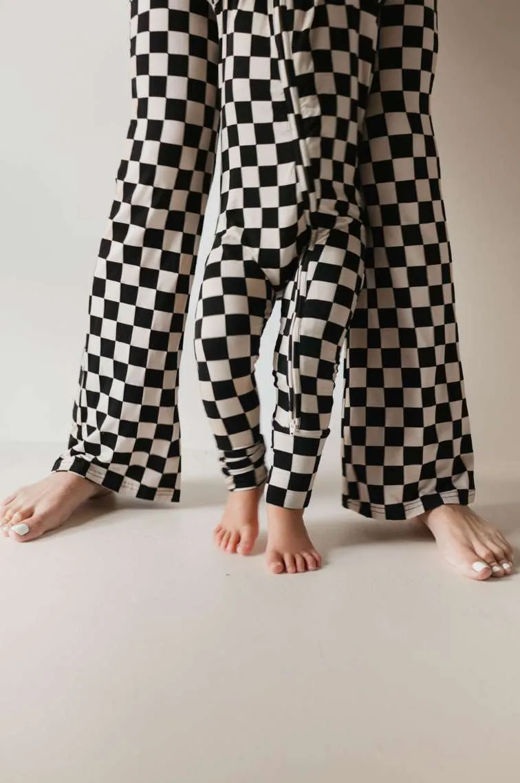 Black Checkerboard | Women's Bamboo Pajamas