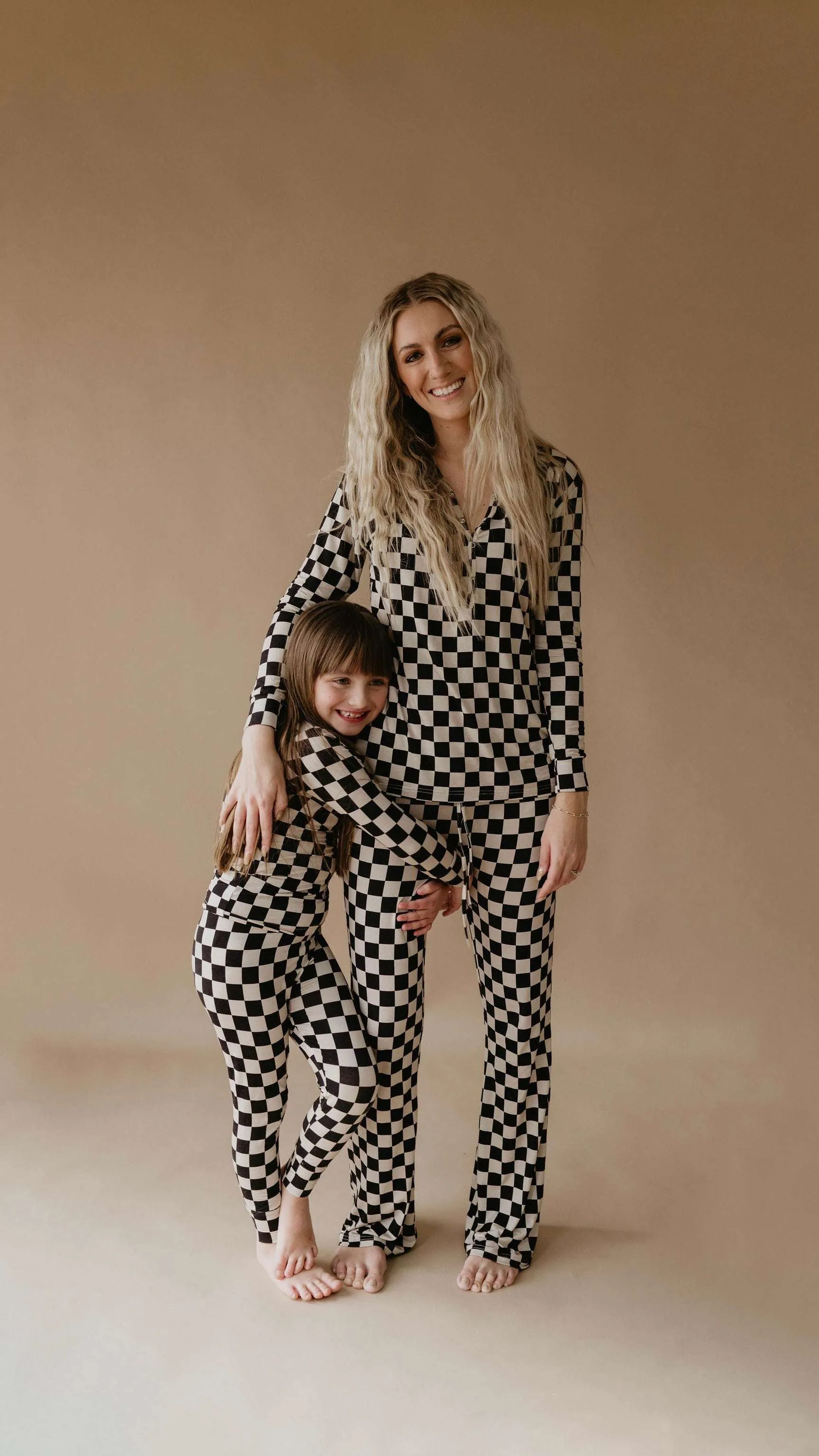 Black Checkerboard | Women's Bamboo Pajamas