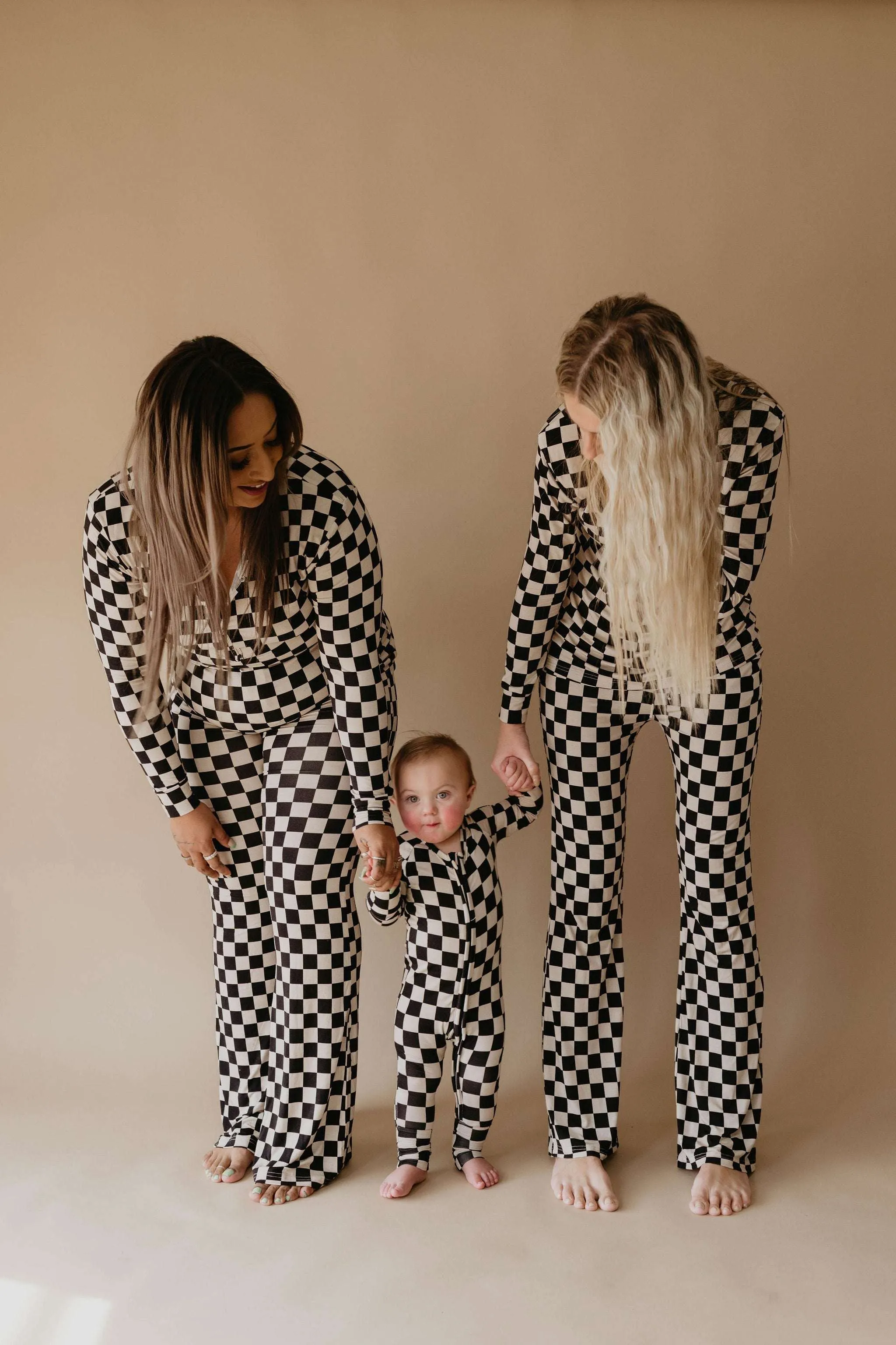 Black Checkerboard | Women's Bamboo Pajamas