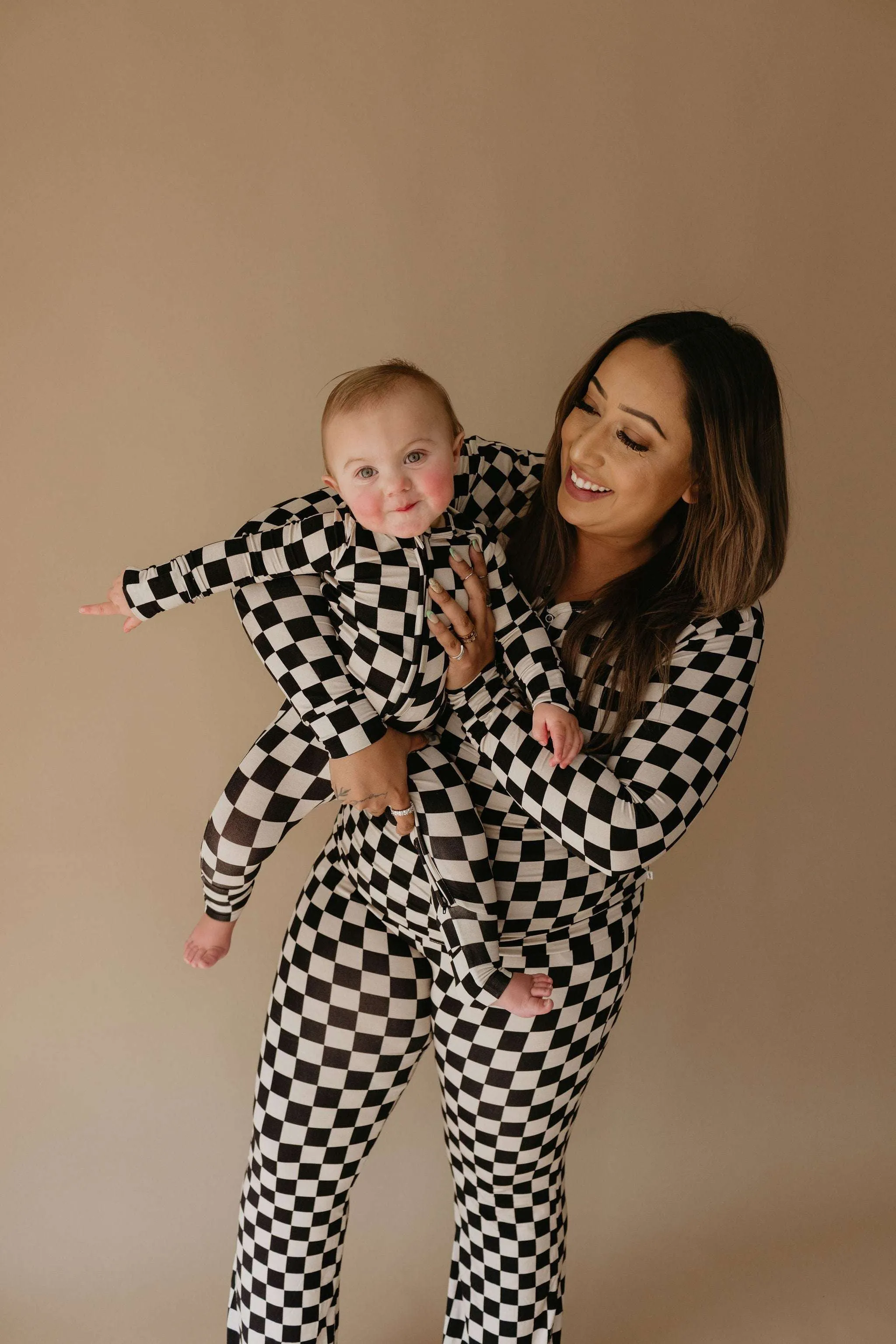 Black Checkerboard | Women's Bamboo Pajamas