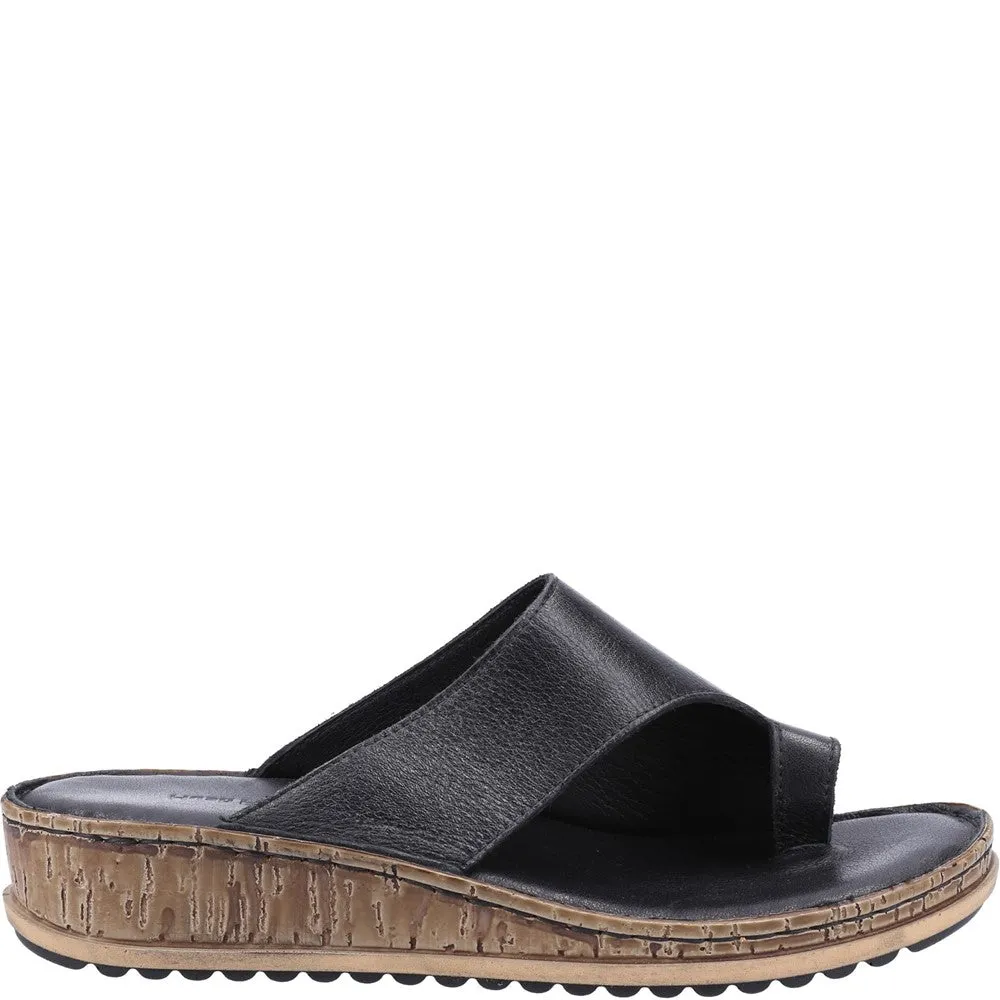 Black Elissa Toepost Sandals