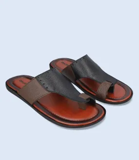 BM5548-BROWN-Men Chappals