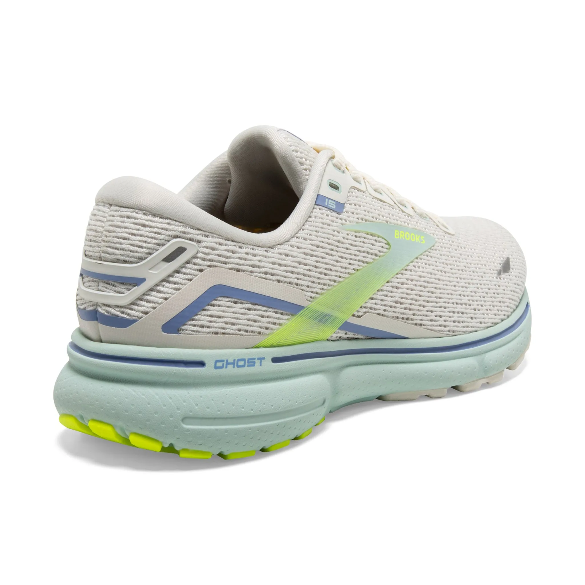 Brooks Women's 120380 130 Ghost 15 Coconut Skylight Nightlife Cushion Neutral Running Shoes