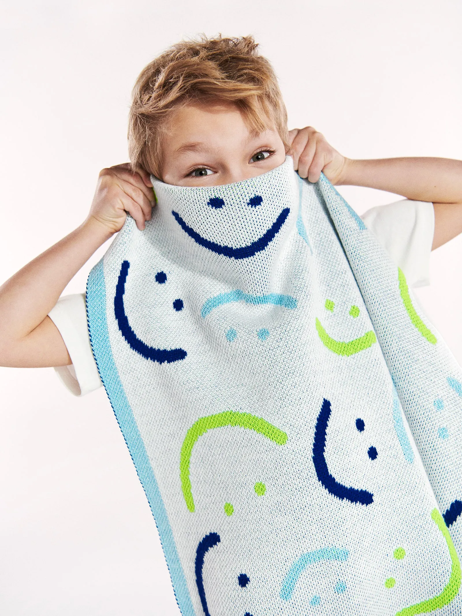 Bundle of Joy Kids' Custom Blanket - Blue/Green