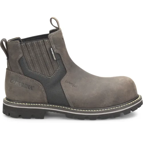 Carolina Men's I-Beam 6" Comp Toe WP PR Pull-On Work Boot Gray - CA7541