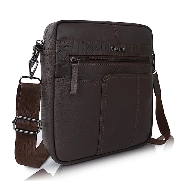 CIMONI Genuine Leather Casual Crossbody Daytrip Shoulder Men Sling bag