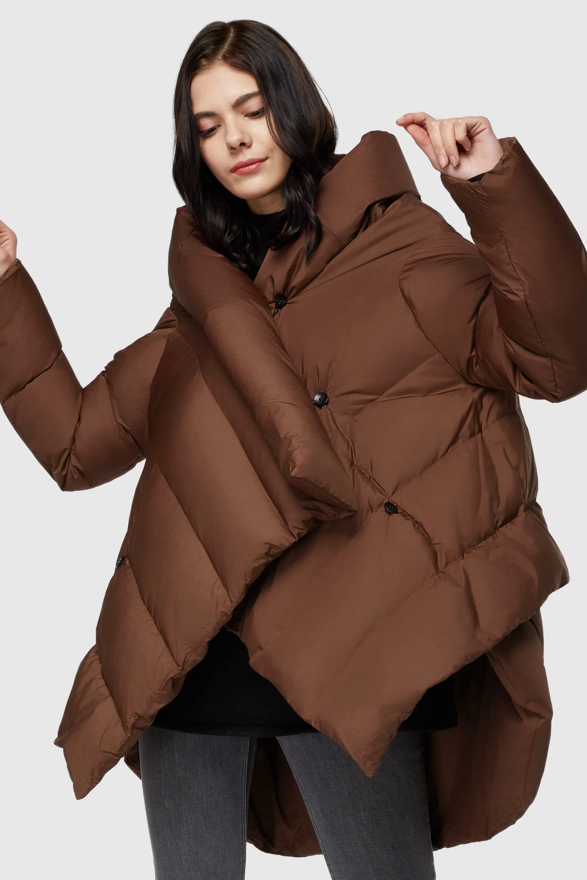 Cloak Puffer Down Coat