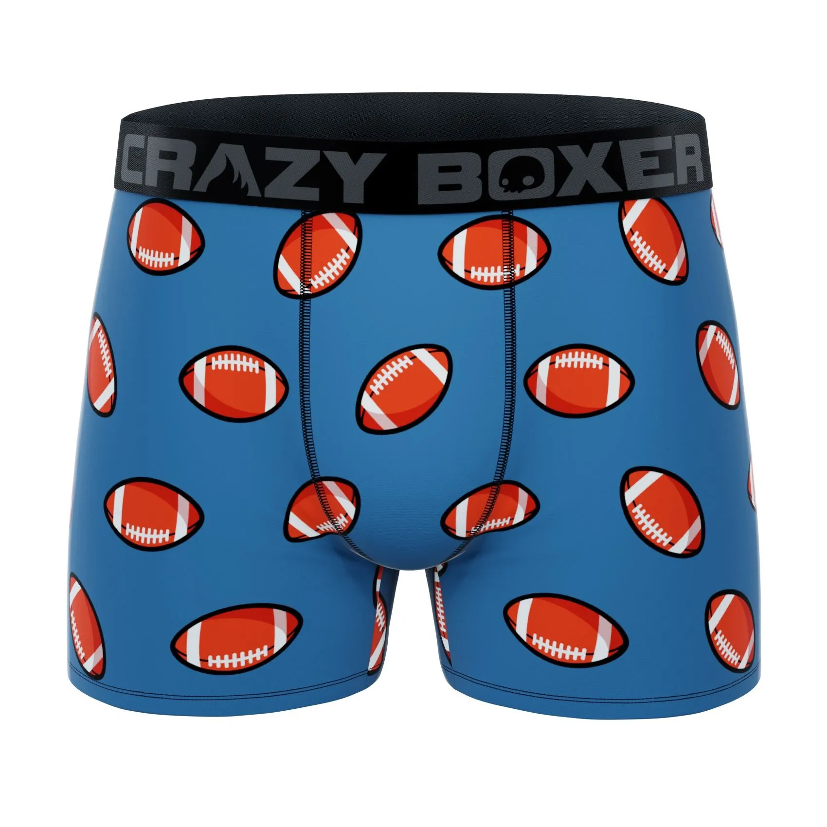 CRAZYBOXER Sport Football Men's Boxer Briefs (3 Pack)