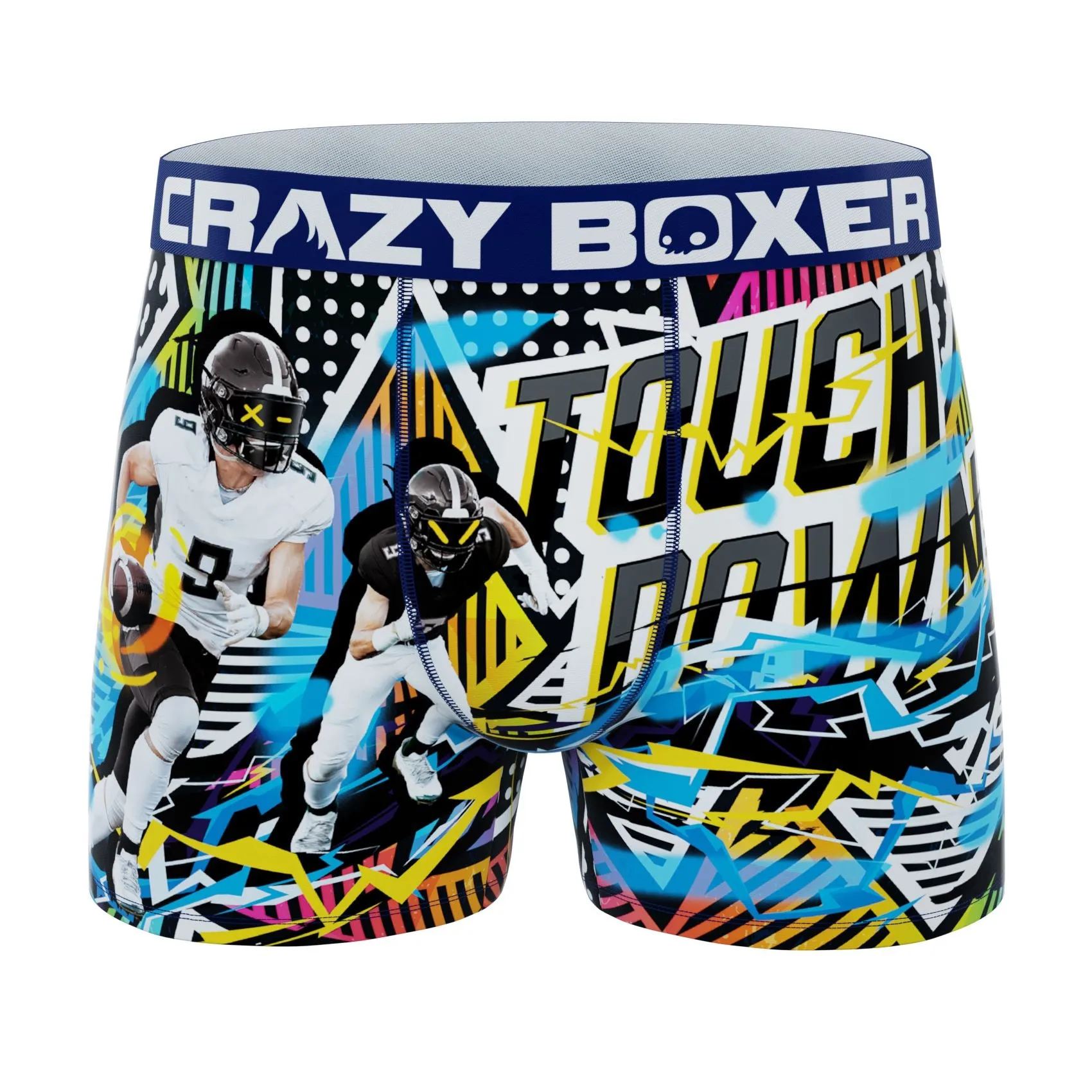 CRAZYBOXER Sports Bask  Men's Boxer Briefs (Pack 3)