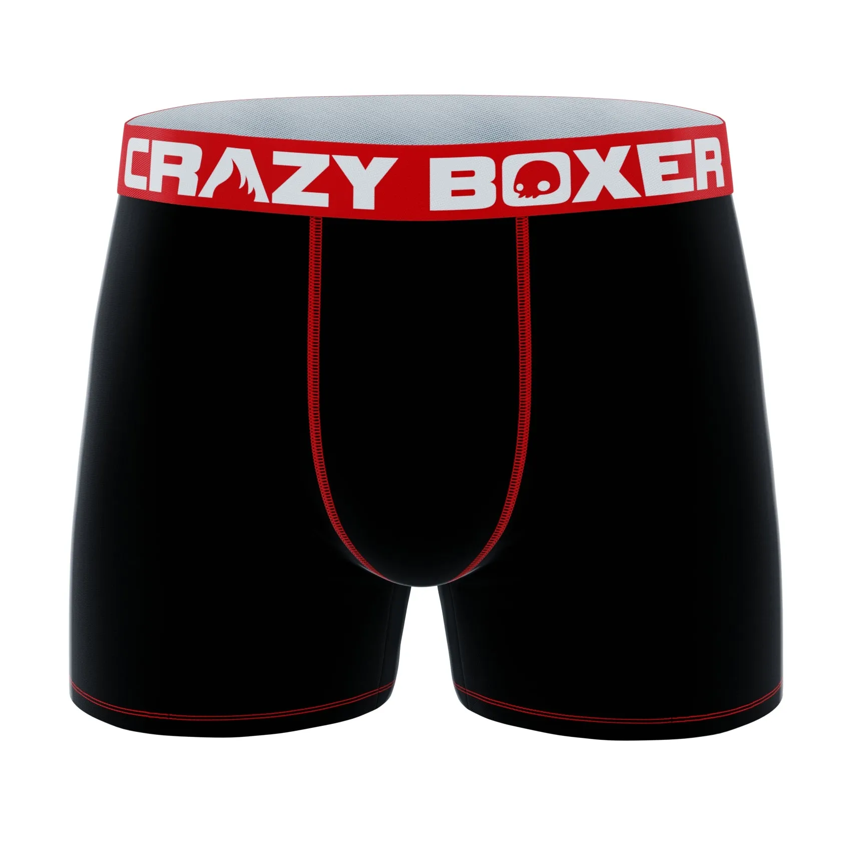 CRAZYBOXER Sports Bask  Men's Boxer Briefs (Pack 3)