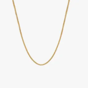 Dainty Box Chain Necklace