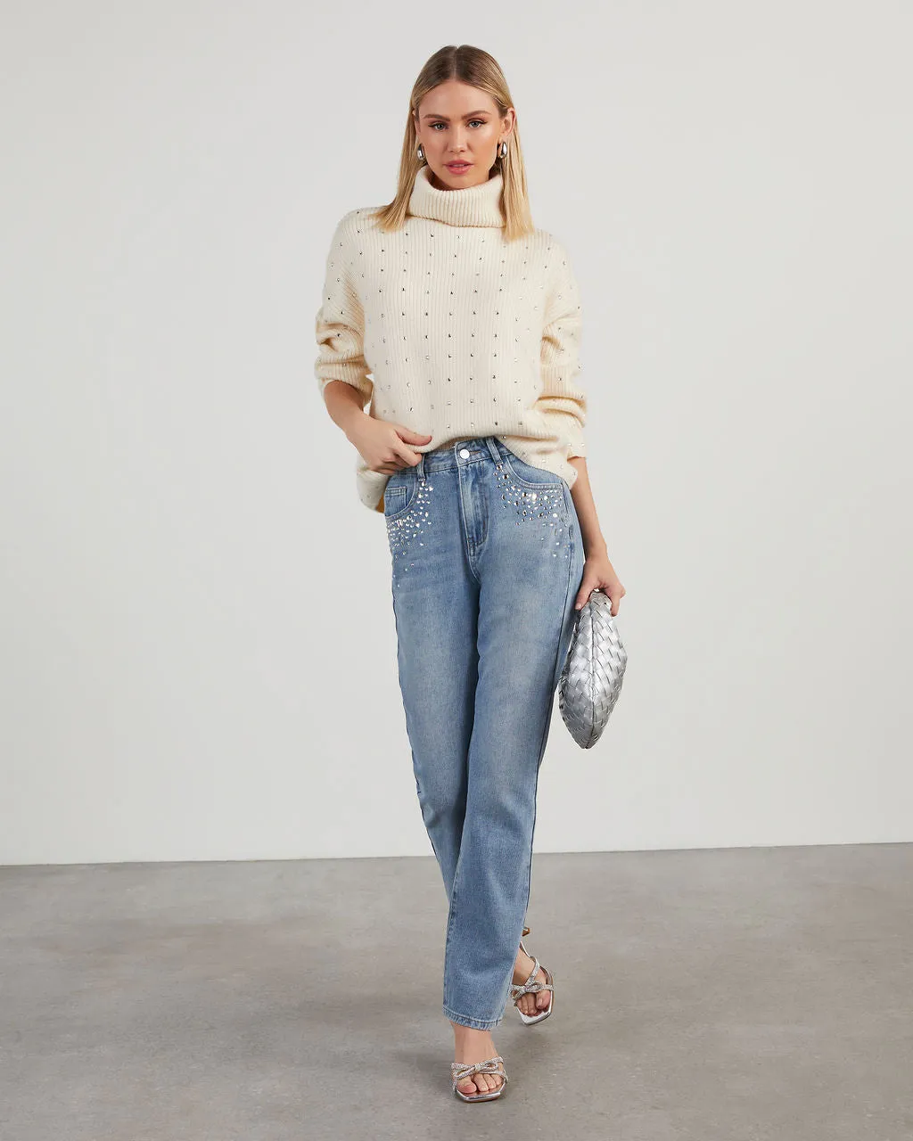 Ellery Embellished Turtleneck Sweater