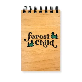 Forest Child Pocket Notebook - mini travel journal, notepad