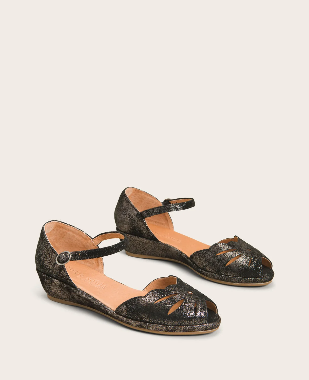 GENTLE SOULS - Lily Moon Ankle Strap Sandal