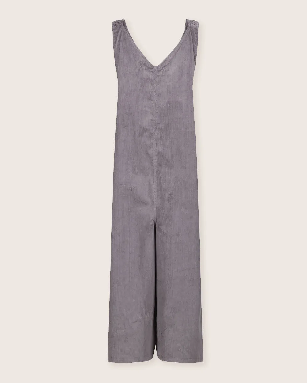 Grace Midnight Charcoal Cord Dungarees