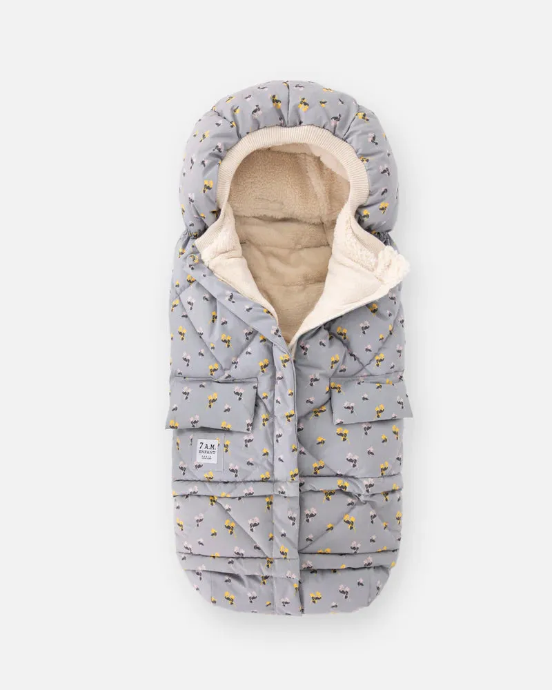 >7 A.M. Enfant Blanket 212 Evolution BENJI PRINTS SHERPA - Autumn Blossom (6M-4T)