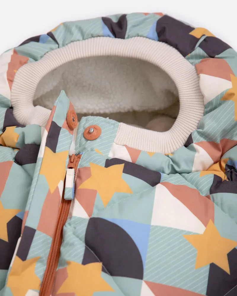 >7 A.M. Enfant Blanket 212 Evolution BENJI PRINTS SHERPA - Copenhagen (6M-4T)