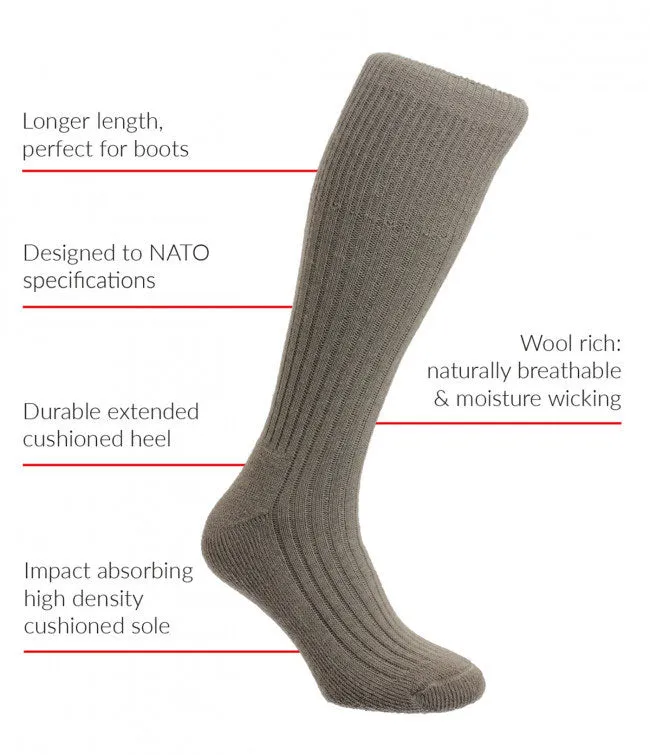 HJ Hall Commando Sock | Wool Rich