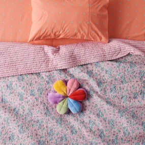 Joyful Velvet Petal Cushion One Size