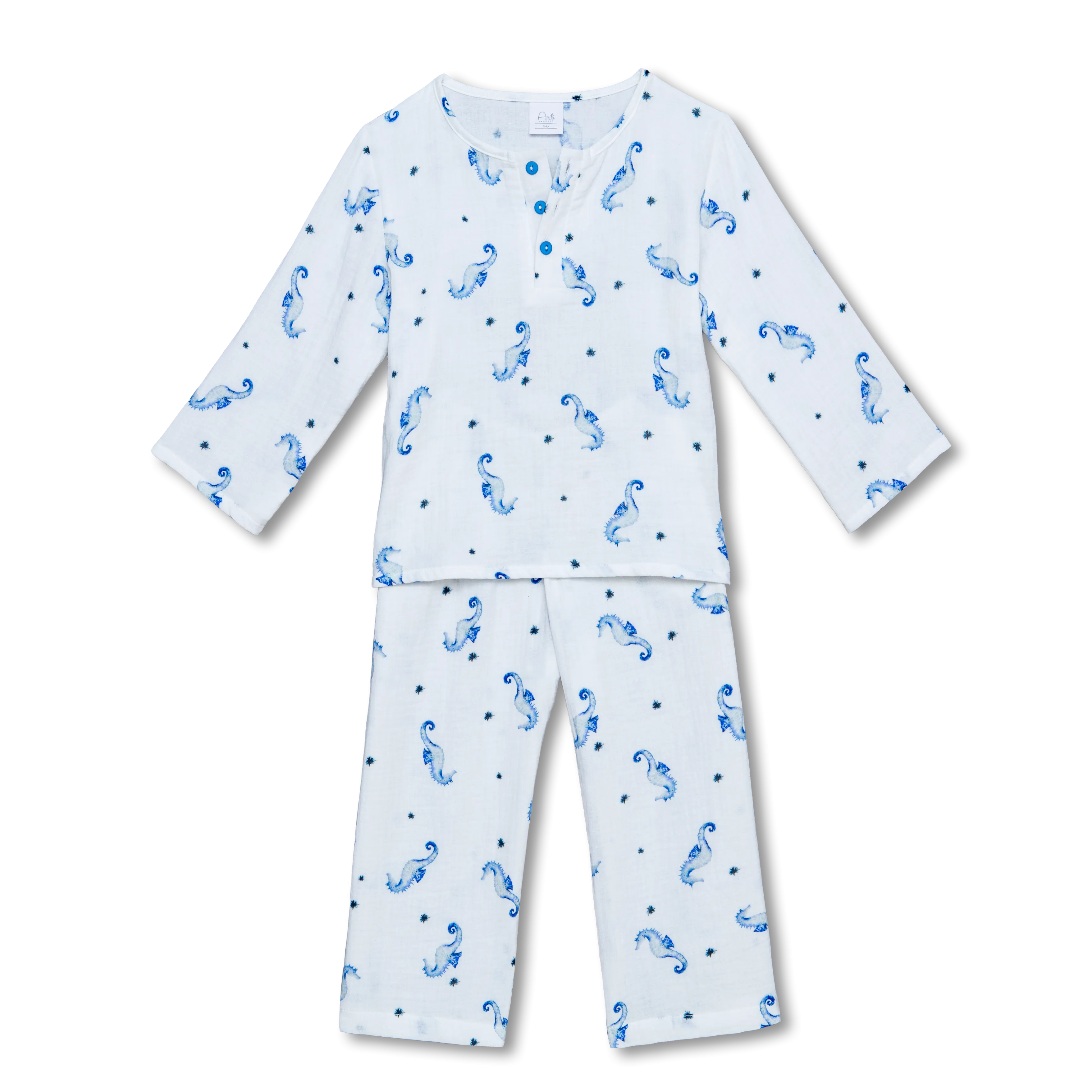 KARL - BOYS PYJAMA SEAHORSE PRINT