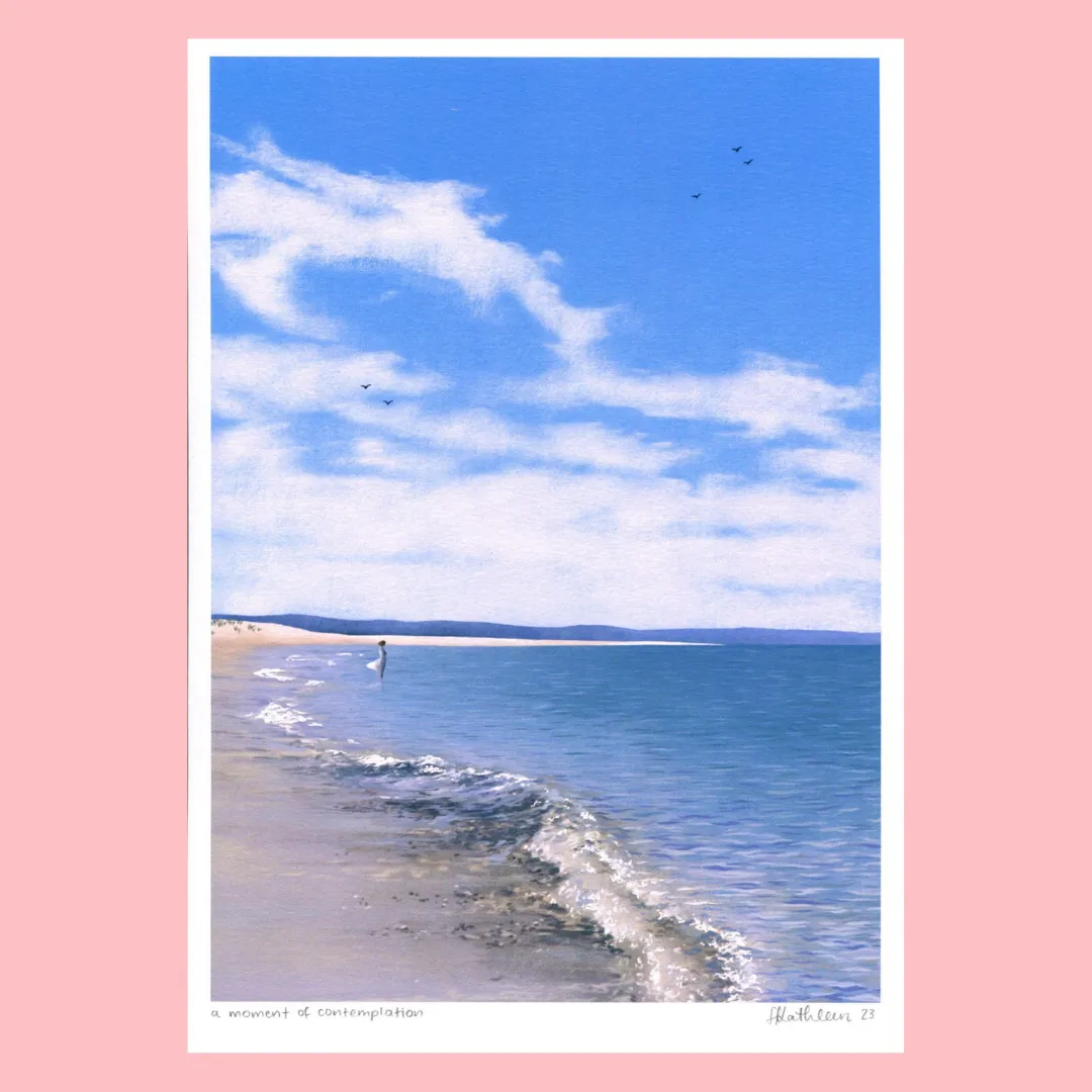 Lauren Kathleen Art Print - A Moment of Contemplation - Various Sizes