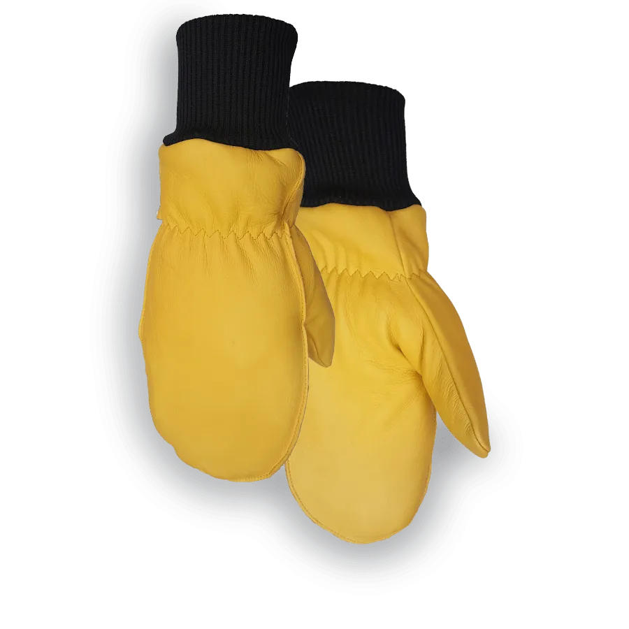 Leather Mittens 191T Deerskin Leather