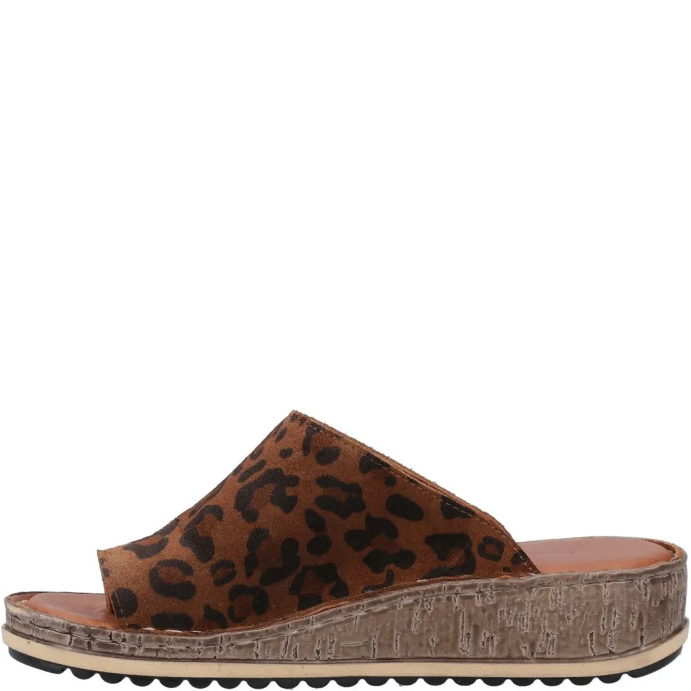 Leopard Print Elissa Toepost Sandals