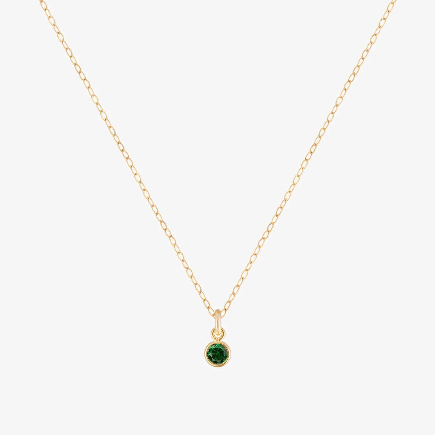 Little Emerald Choker Necklace