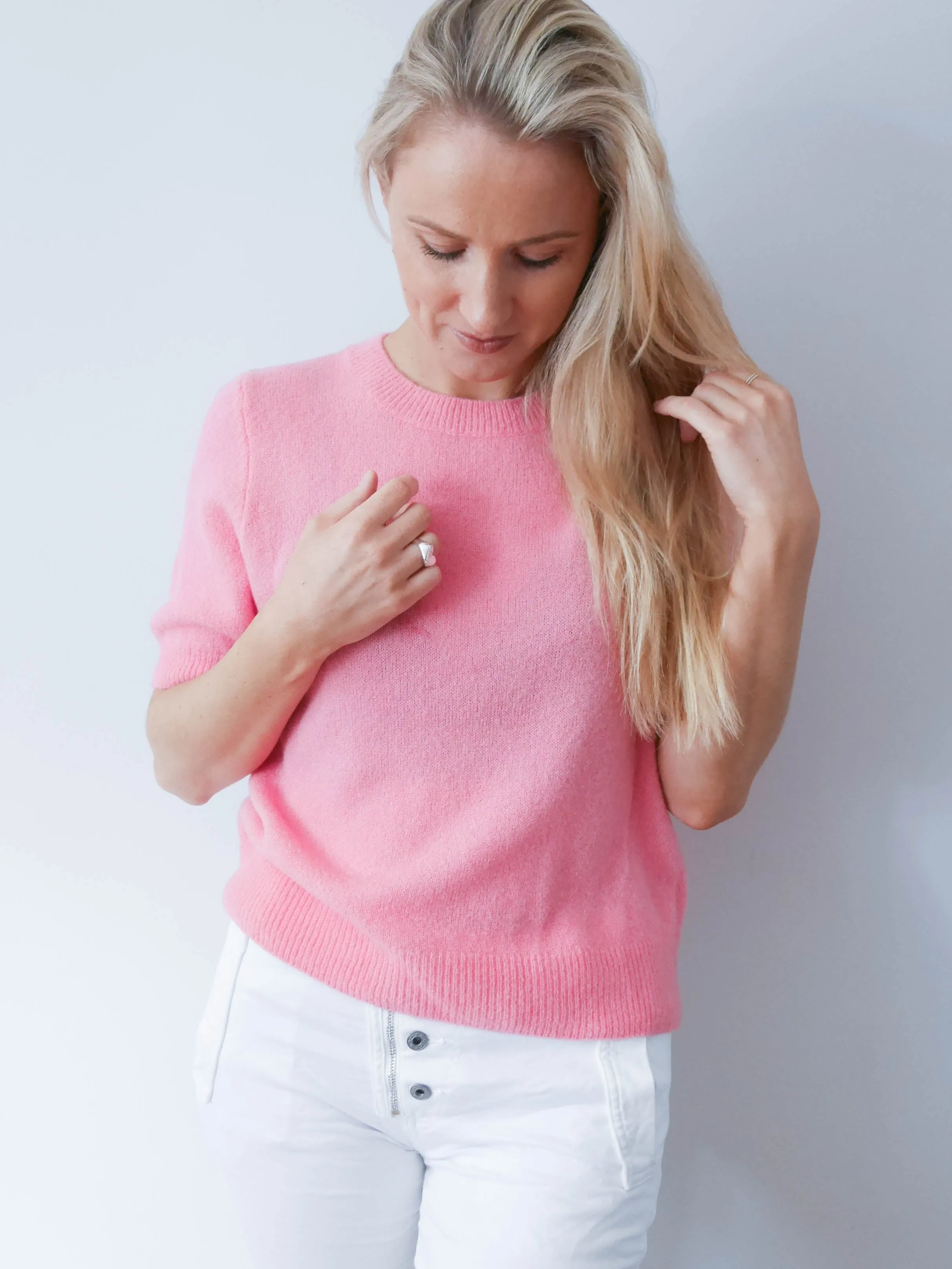 Lucy Knit Bubblegum Pink