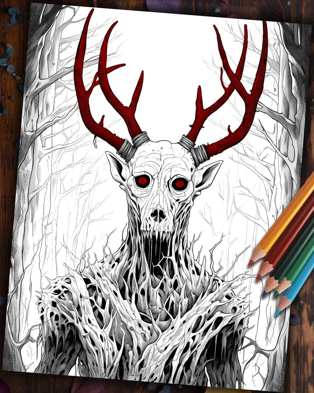 Macabre Masterpieces: A Horror Art Odyssey Coloring Book for Daring Adults