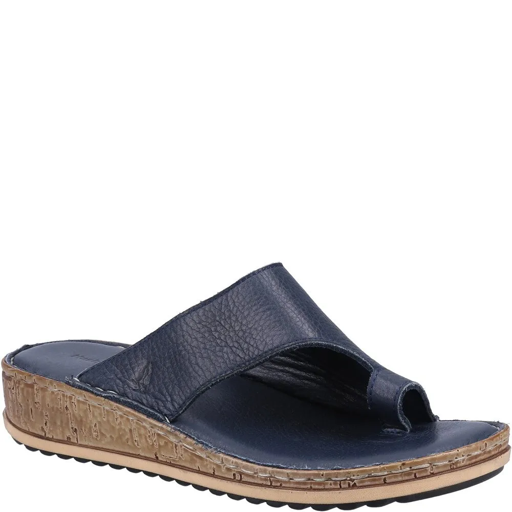 Navy Elissa Toepost Sandals