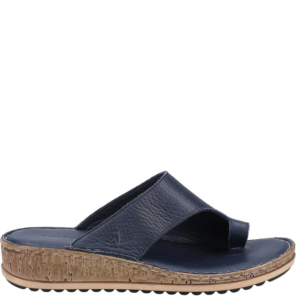 Navy Elissa Toepost Sandals