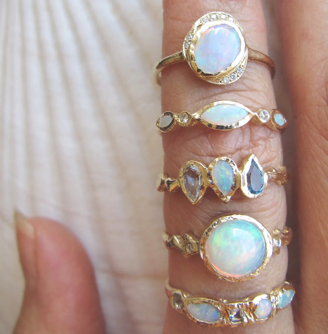 Oasis Opal Ring