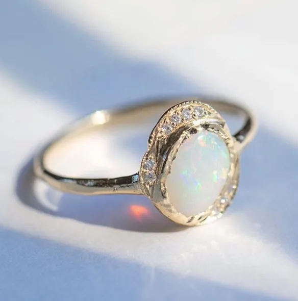 Oasis Opal Ring