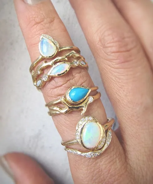 Oasis Opal Ring