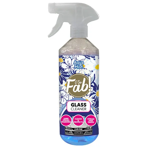 O'So Fab Glass Cleaner Aqua Mist 16.9 FL OZ