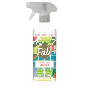 O'So Fab Sparkling Window & Glass Cleaner Fresh Apple Zing 25.4 FL Oz