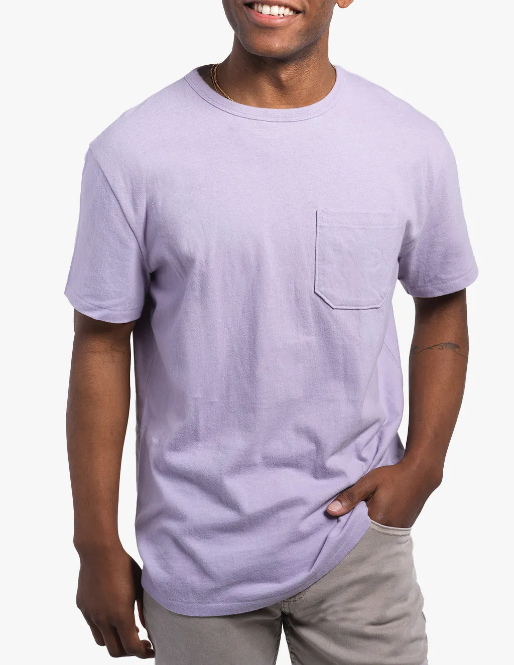 PERIWINKLE WASHED TEE