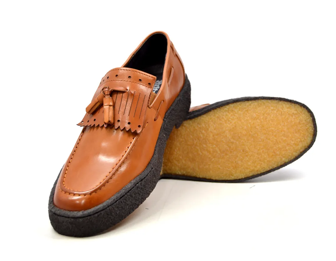 Playboy Cruise Leather Shoe - Sophisticated Old School Style with Tassel Detailing